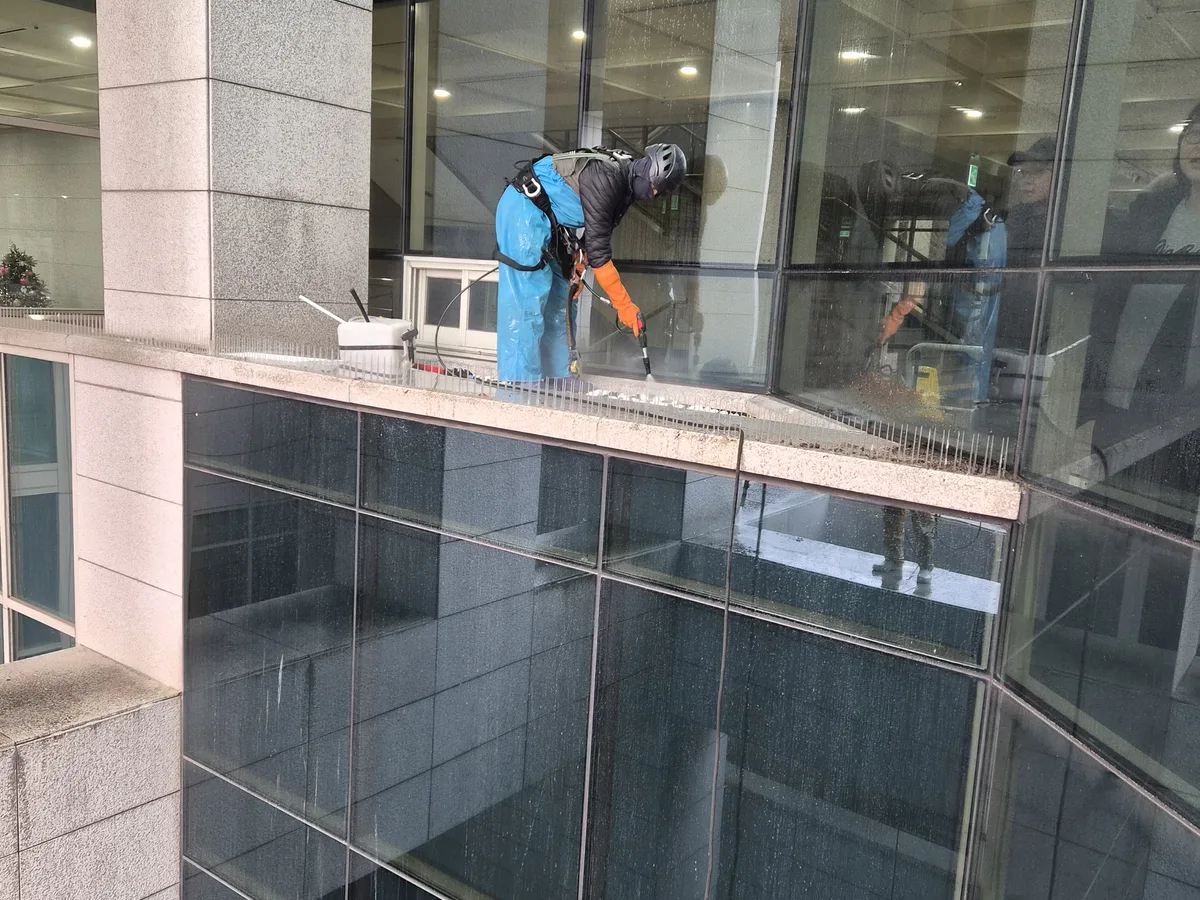 철원군 갈말읍 건물 복도·대기 동선 야간 위생청소 사례 - 행진크린