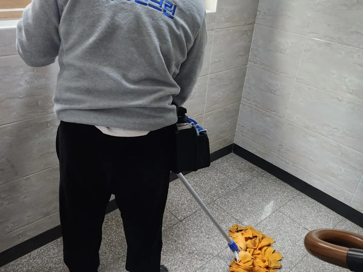 원주시 가현동 빌라 복도·대기 동선 야간 위생청소 사례 - 행진크린